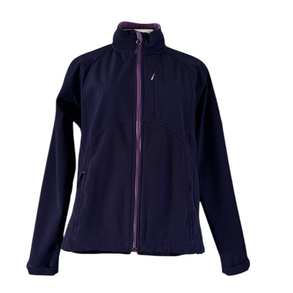 Double Diamond Softshell Plum Purple Fleece Jacket Women’s Small - Picture 1 of 12